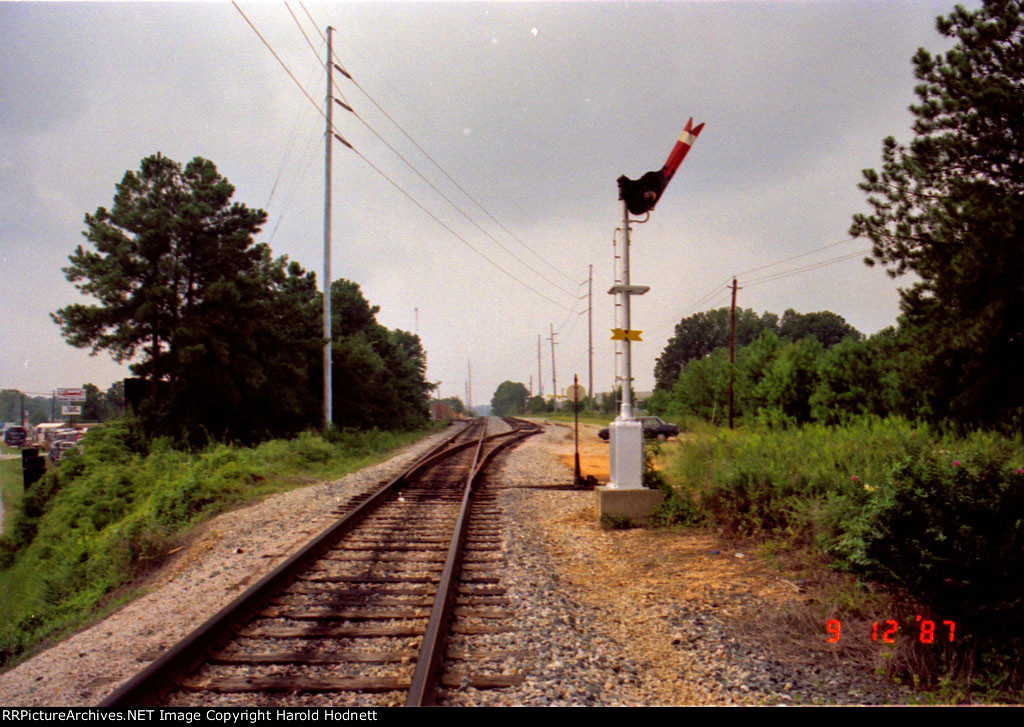 The view southbound on the original Norfolk Southern line @ mp 230